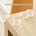 28 Pack Baby Proofing Corner Guards Furniture Corner Edge Safety Bumpers with Adhesive by Agolds (Triangle & Ball Shaped)