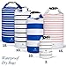 Waterproof Dry Bag - 2L, 10L, 15L - Floating Striped Dry Sack Keeps Gear Dry for Kayaking, Hiking, Beach, Canoeing, Boating, Rafting, Camping