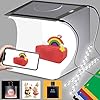 DUCLUS Mini Photo Studio Light Box,Photo Shooting Tent kit,Portable Folding Photography Light Tent kit with 40pcs LED…