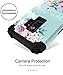 Galaxy S9 case,PIXIU Unique Hybrid Heavy Duty Shockproof Full Body Protective Case with Dual Layer Froral Cases for Samsung Galaxy s9 5.8 inch 2018 Released Peonies