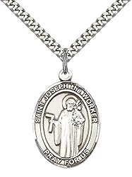 F A Dumont Sterling Silver St. Joseph The Worker