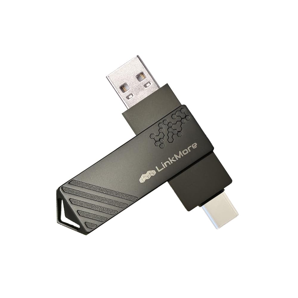 LinkMore 256GB, 2in1 OTG Flash Drive for Android