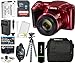 Canon PowerShot SX420 is Digital Camera with 20MP, 42x Optical Zoom, 720p HD Video and Built-in Wi-Fi + Accessory Bundle (64GB Bundle, Red)