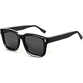ZENOTTIC Polarized Sunglasses for Men Square: Classic Sun Glasses 100% UV Protection for Women - Large Unisex Designer Shades