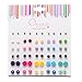 Onnea Multi Pairs Disc Ball Earrings Set for Girls, Hypoallergenic (30Pairs (Rose))