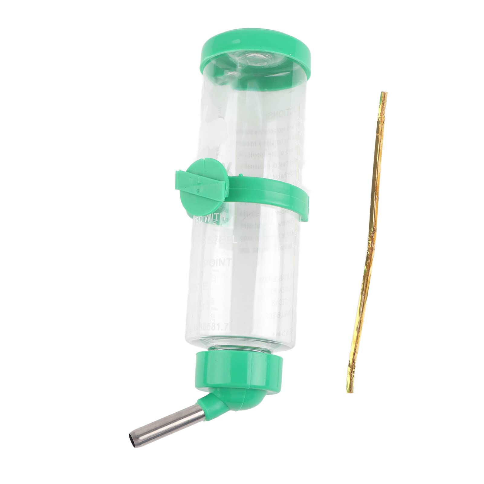 HEEPDD 250ml Hamster Water Bottle, No Drip Automatic Drinking Bottle for Small Animals Leak Proof Cage Mounted Water Dispenser