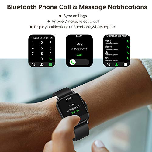 ATGTGA Smart Watch for Android/iPhone(Receive/Make Calls,1.63Inch,Bluetooth) 10+Sports Mode,Fitness Tracker with Blood… - Image 2