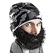 Beard Head Bushy Maverick Beard Beanie - Original Handmade Knit Hat and Removable Beard