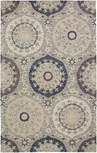 RugPal Contemporary Rectangle Area Rug 5'x8' in Sage Color From Cabbot Collection