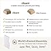 WAY BASICS Cat Litter Box Enclosure Hidden Furniture (Scratch Pad Included)