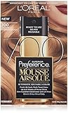 (2 Pack) L'Oreal Paris Hair Color Superior Preference Mousse Absolue, 700 Pure Dark Blonde