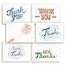 Hand Painted Watercolors Design Thank You Note Cards 36 Bulk - Lovely, Like Handmade Cards Box Set - Contains Blank Cards with Envelopes - 6 Special Designs by Papertopia