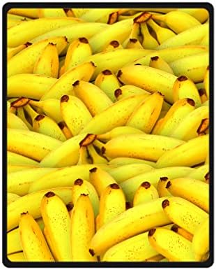 JIUDUIDODO Home Bedding &amp; Wonderful Keep Warm Gifts Thanksgiving Day Banana Blanket 40 Inches x 50 Inches Sofa/Bed Used Gift for Family/Friend