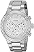 GUESS Women's U0849L1 Sporty Silver-Tone Stainless Steel Watch with Multi-function Dial and Pilot Buckle