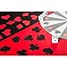 MOWO Casino Confetti Table Decoration and Las Vegas Theme Party Decoration (Black,red,200pc)