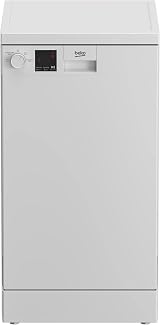 Beko DVS04X20W Slimline Dishwasher White E Rated 10 Place Settings view 1