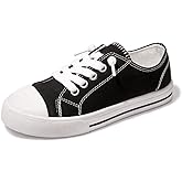 Colgo Boys Girls Sneakers Canvas Lace up Walking Shoes for Little Big Kids Size 11-6