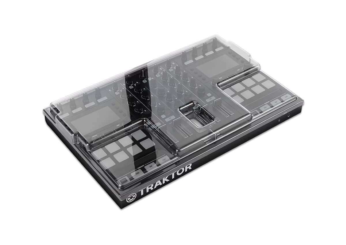 Decksaver Cover for Native Instruments Kontrol S5 - Super-Durable Polycarbonate Protective lid in Smoked Clear Colour, Made in The UK - The DJs' Choice for Unbeatable Protection