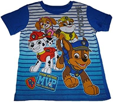 Nickelodeon Paw Patrol Toddler Boy Tee Shirt Top Pups MVP (3t)