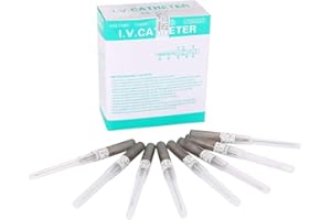 DOWEI Ear Nose Piercing,New Life 50pcs 16G Piercing IV Catheter Piercing for IV Start Kits,Piercing Tools,Piercing Supplies (16G)