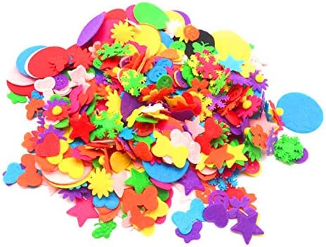Felt Circles 500pcs Butterfly Circle Flower Shapes Guaishou