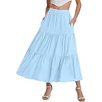 Amazon.com: Bloggerlove Womens Long Flowy Skirts Trendy Amazon.com: Bloggerlove Womens Long Flowy Skirts Trendy