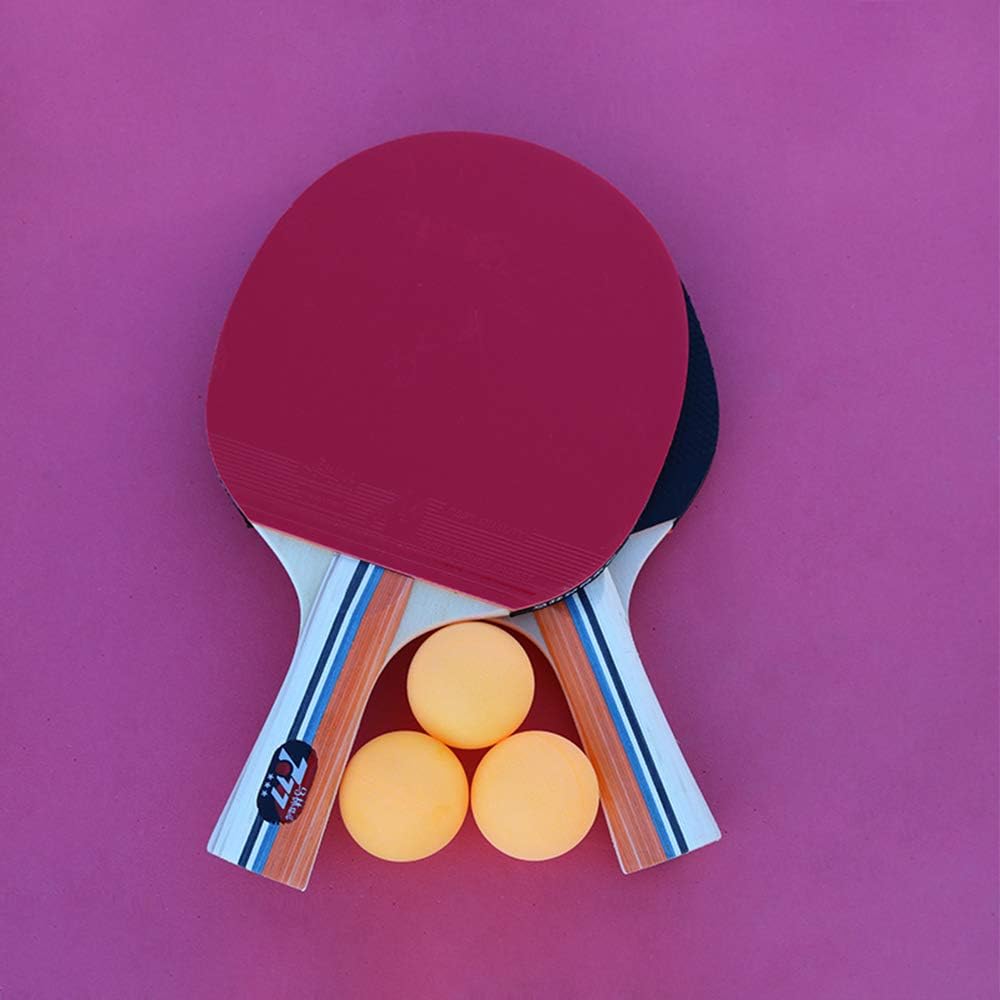 Tabletop Table Tennis Games Set Professional Ping Pong Paddle Set, Anywhere Ping Pong Equipment to-Go Includes Retractable Net Post 2 Ping Pong Paddles, 3 pcs Balls, Attach to Any Table Surface : Sports & Outdoors