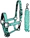Derby Originals Blackout Stable & Breakaway Reflective Safety Horse Halters with Matching Lead & One Year Warranty, Turquoise, Miniature Horse, Stable Halterthumb 1
