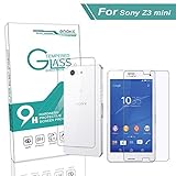 Xperia Z3 Compact Glass Screen Protector, (D5803 D5833) [1 Front & 1 Back] AnoKe(0.3mm 9H 2.5D) Best Tempered Glass Screen Protector Film Shield Guard For Sony Xperia Z3 Compact QH
