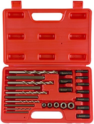 New Screw Extractor | 25pc Drill & Guide Set Remove Broken Bolts Fasteners Easy Out