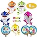 Baby Cute Shark Party Supplies, Huge 25