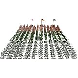 RAINBOW TOYFROG Army Men Play Bucket-Soldiers of WWII-Over 300 Piece Set