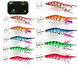 Glow Squid Jigs Hard Fishing Lures Artificial Baits