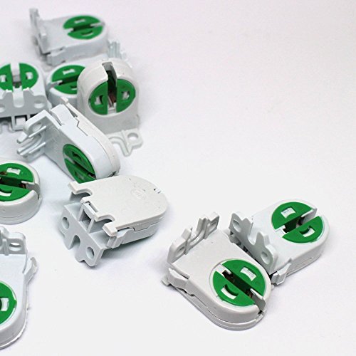 T5 Bi-Pin Lamp Holder Lamp Socket T5 Tube Lamp Holder Tombstone Tube Accessory Lamp Aging Test, Fluorescent Lampholder