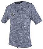 O'Neill Men's UV Sun Protection Hybrid Rash Tee, X-Large, Navy Hybrid