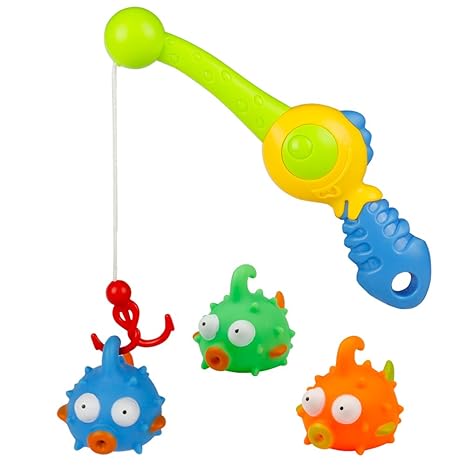 Badespielzeug Für Kinder - Badespielzeug Angelspiel - Bad Angeln Wasserspiel - Badespielzeug ab 3 - Spielzeug für die Badewan