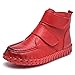 Mordenmiss Women's New Fall Winter Martin Flat Plain Toe Boots