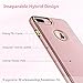 LOHASIC for iPhone 8 Plus Case, Premium Texture Leather Ultra Slim Excellent Grip Soft Case Compatible with iPhone 8 Plus - [Rose Gold]