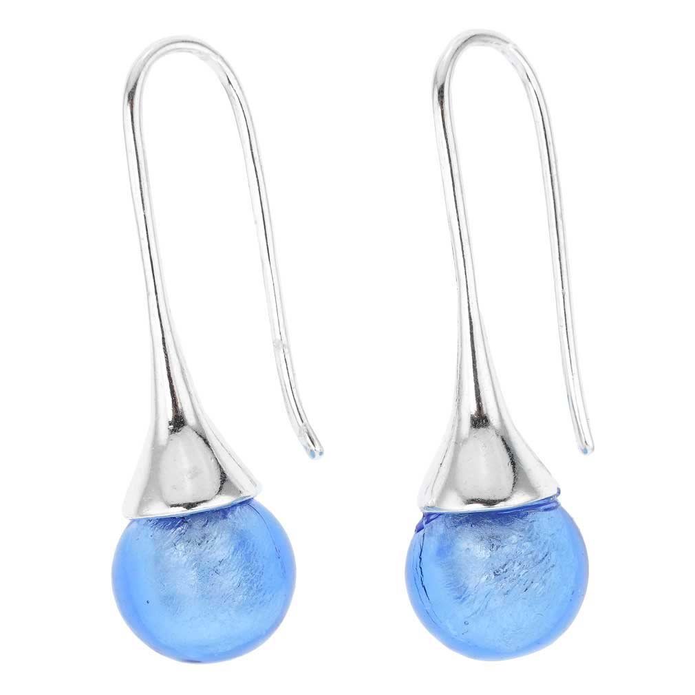 Glass Of Venice Murano Glass Drop Earrings - Sky Blue