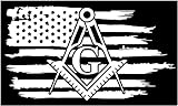 American Flag Mason Masonic Freemasons Vinyl die Cut Sticker Decal Pledge of Allegiance (3