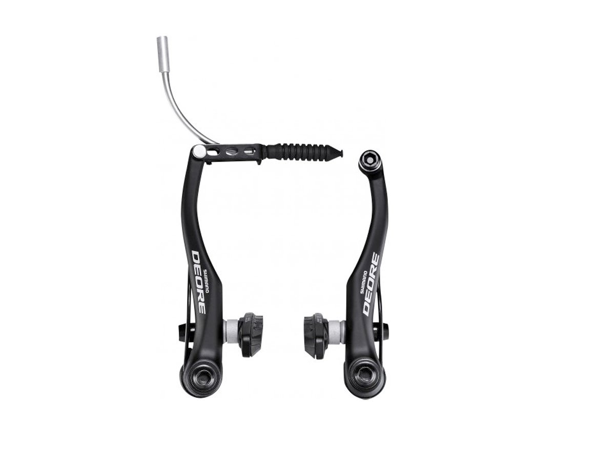 SHIMANO Deore BR-T610 V-Brakes - Black, 120 mm Front