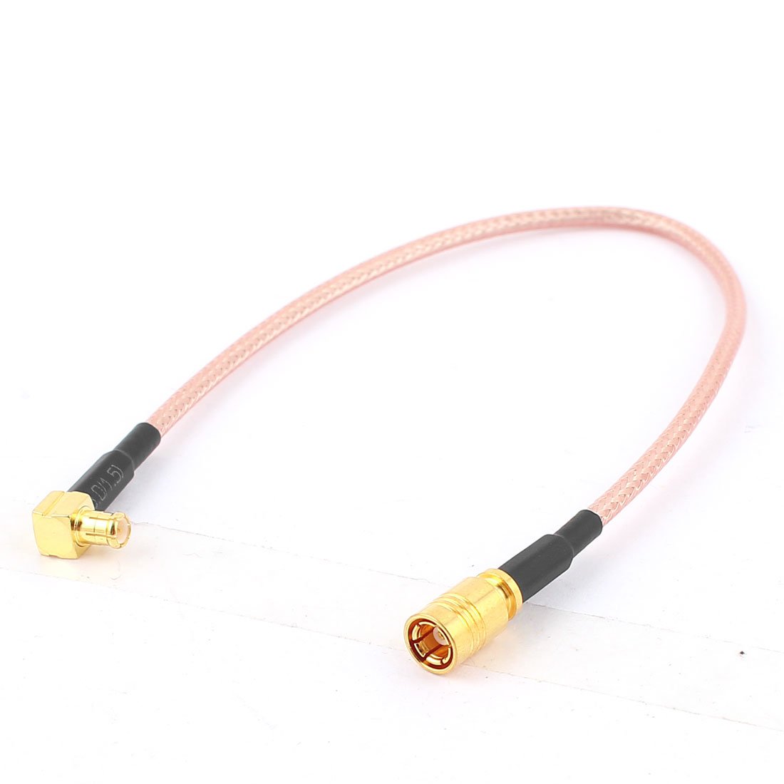 sourcing map SMB Female to MCX Male Right Angle Adapter RG316 Coaxial Cable 20cm