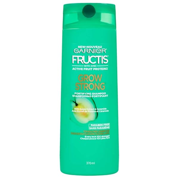 GARNIER FRUCTIS GROW STRONG FORTIFYING SHAMPOO 12 FL OZ (PACK OF 2)