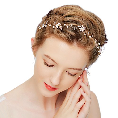 image for hopewey Flower hair accessories wedding vintage bridal hair comb hair 
