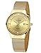WWOOR Men's Analog Quartz Watch Ultra Thin Dial Date Stainless Steel Mesh Belt Waterproof