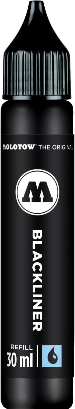 Molotow Blackliner Black Marker Brush - MO200486 Refill Ink