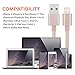 Cablex iPhone Charger 3Pack 3FT 6FT 10FT Nylon Braided Lightning Charging & Sync Charger Cord for iPhone X 8 8Plus 7 7Plus 6s 6sPlus 6 6Plus SE 5 5s 5c iPad iPod & More (Gold)