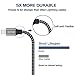 Xcords(TM) 3Pack 3ft 6ft 10ft iPhone Lightning to USB Syncing and Charging Cable Data Cord for iPhone 7/7 Plus/6/6 Plus/6s/6s Plus /5/5s/5c/SE/iPad/iPod and more(Black)