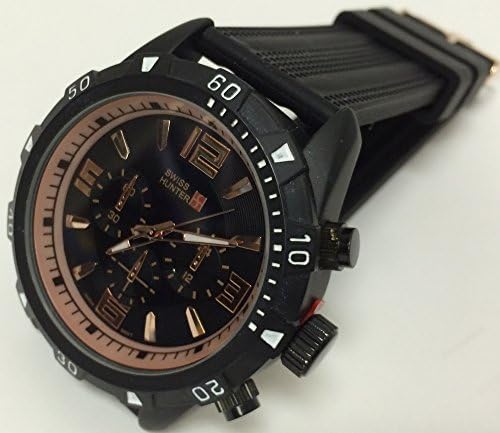 Swiss Hunter - SH2450 - Rose Gold Tone Mens Watch