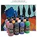 Creative Inspirations Artist Acrylic Paint Set for Canvas - 12 Mixed Vivid Colors, Rich Satin Finish for Painting, Arts and Crafts - 16 Ounce Bottles